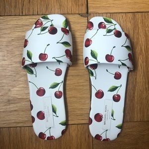 Michael Kors Collection Delphine Cherry Sandals
